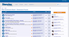 Desktop Screenshot of dimensionsmagazine.com